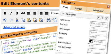 Convert Experiments CSS, WYSIWYG and HTML editors for A/B testing