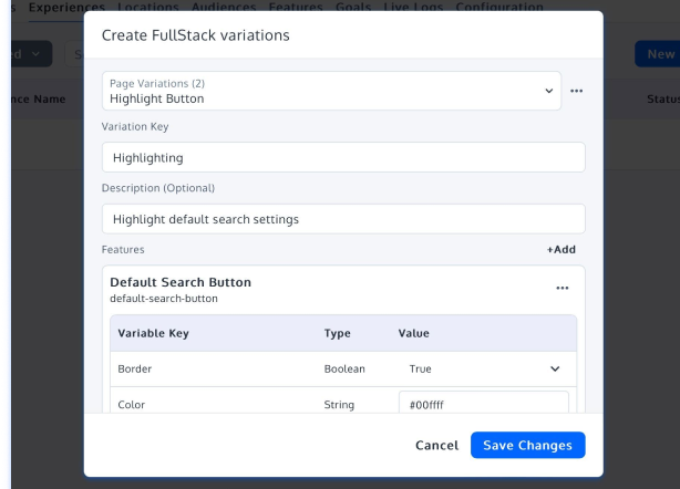Full Stack Experimentation