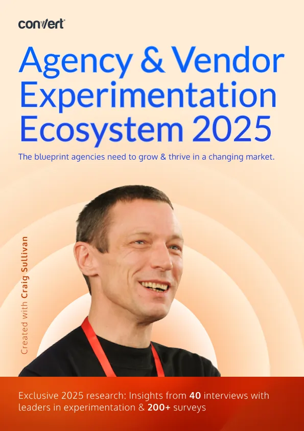 Agency & Vendor Experimentation Ecosystem 2025 — last year's report cover.