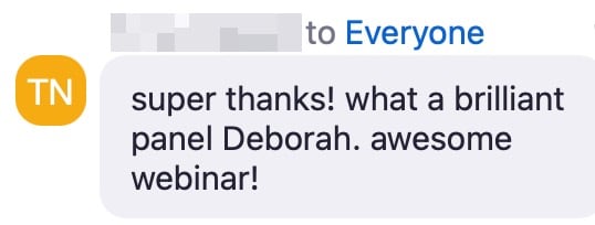 Event Praise Comment