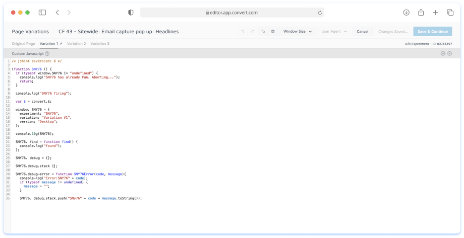 JS Tester for Dynamic Testing