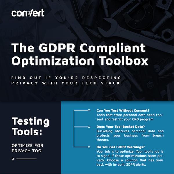 [Infographic] The GDPR Compliant CRO Toolbox