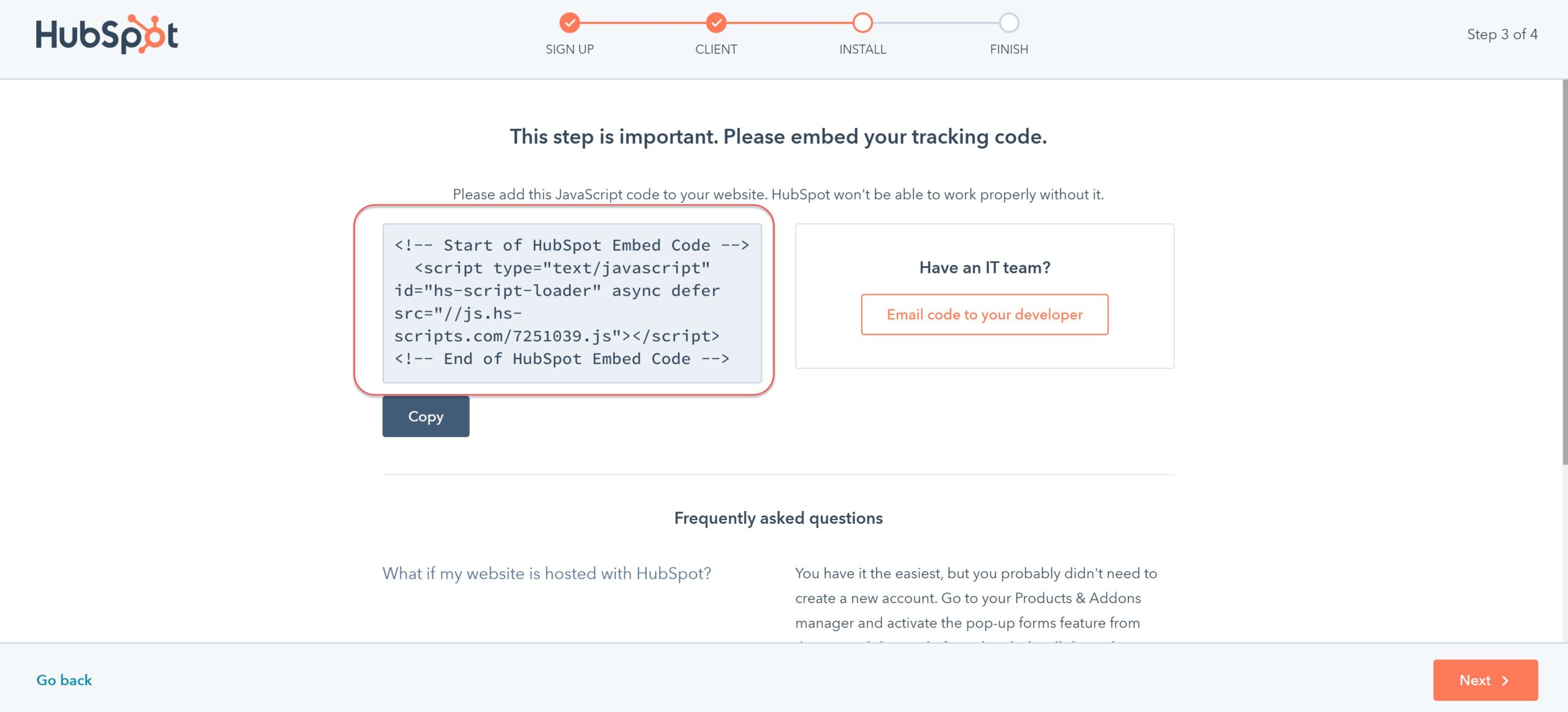 HubSpot Integration Screenshot - 1