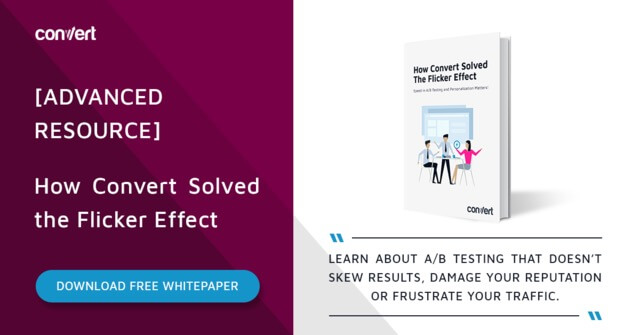 How Convert Solved the Flicker Effect