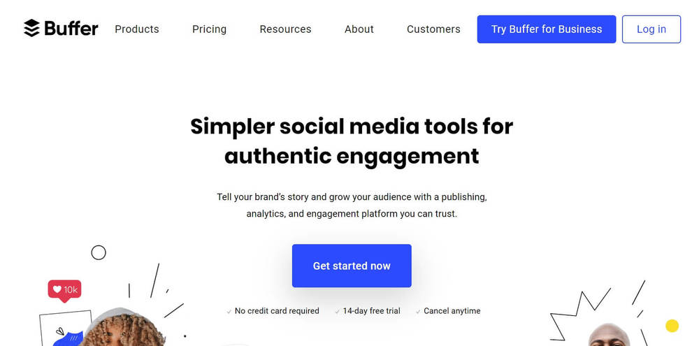 Enterprise Social Media Management Tool Alternative - Buffer