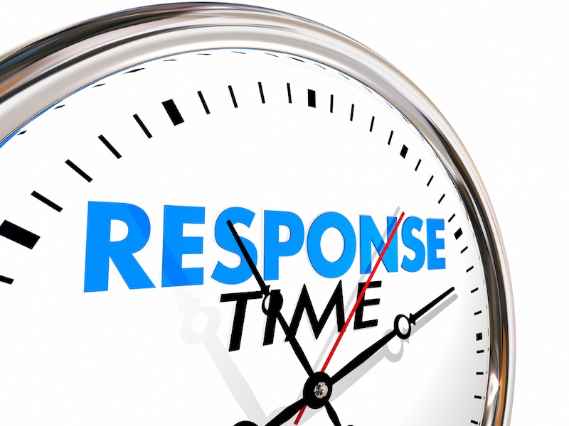 Decreased response time