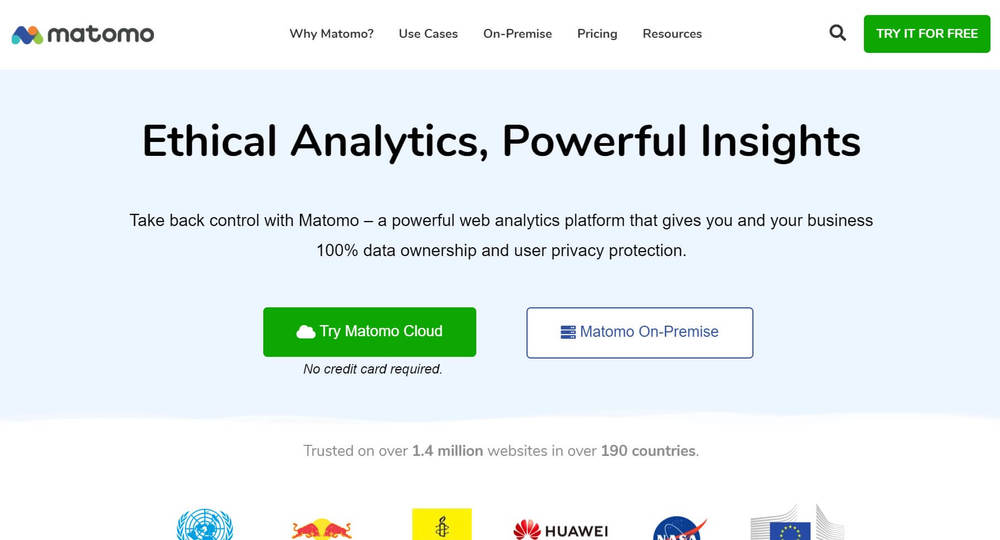 Enterprise Website Analytics Tools Alternative Matomo Analytics