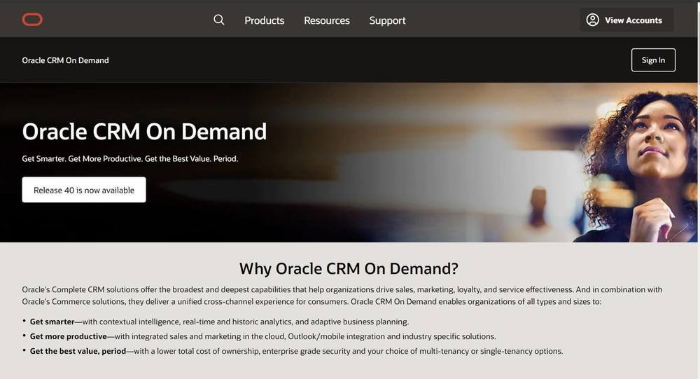 Enterprise CRM Software - Oracle on Demand CRM