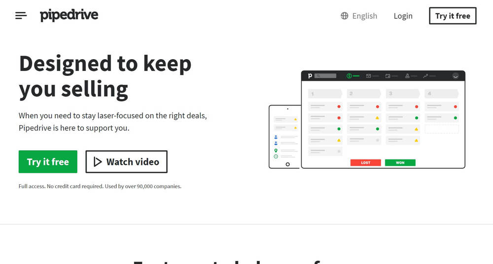 Enterprise CRM Software Alternative - Pipedrive CRM