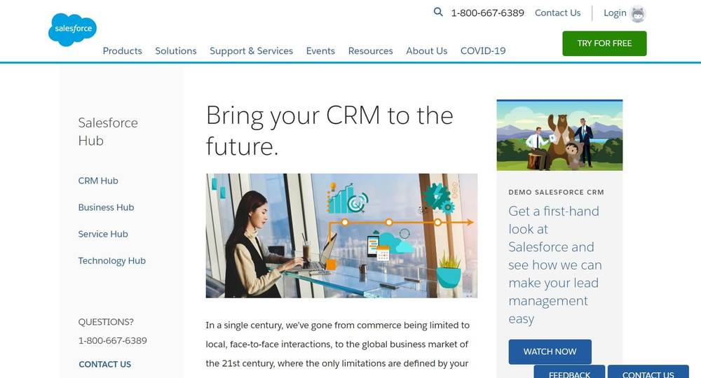 Enterprise CRM Software - SalesForce CRM