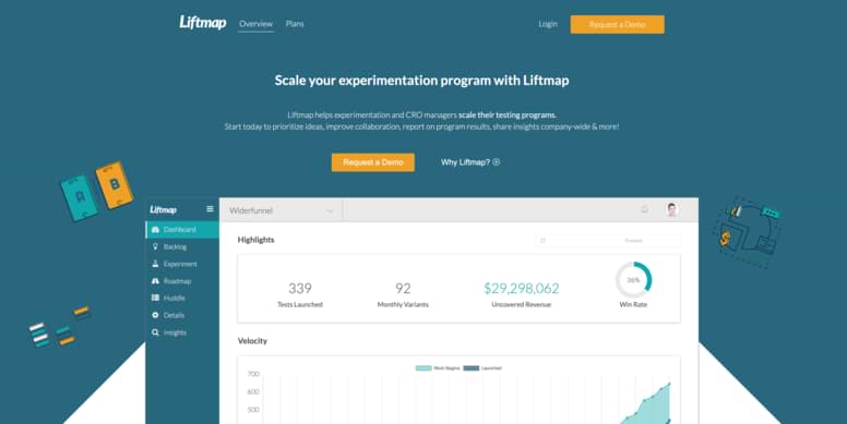 Liftmap homepage