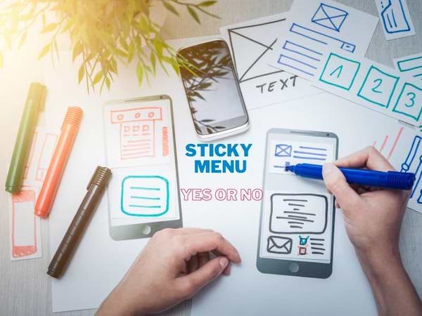 Sticky Menu versus Traditional Navigational Menus