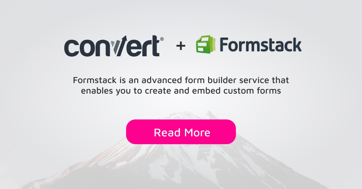 Formstack Integration A/B Testing Software