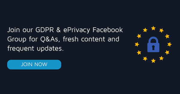 Join our GDPR & Eprivacy Facebook Group
