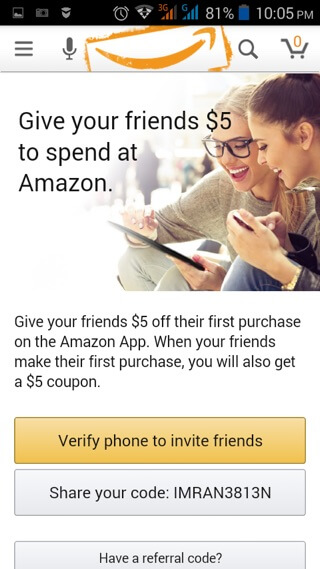 Amazon used its (now defunct) Underground app to promote free stuff