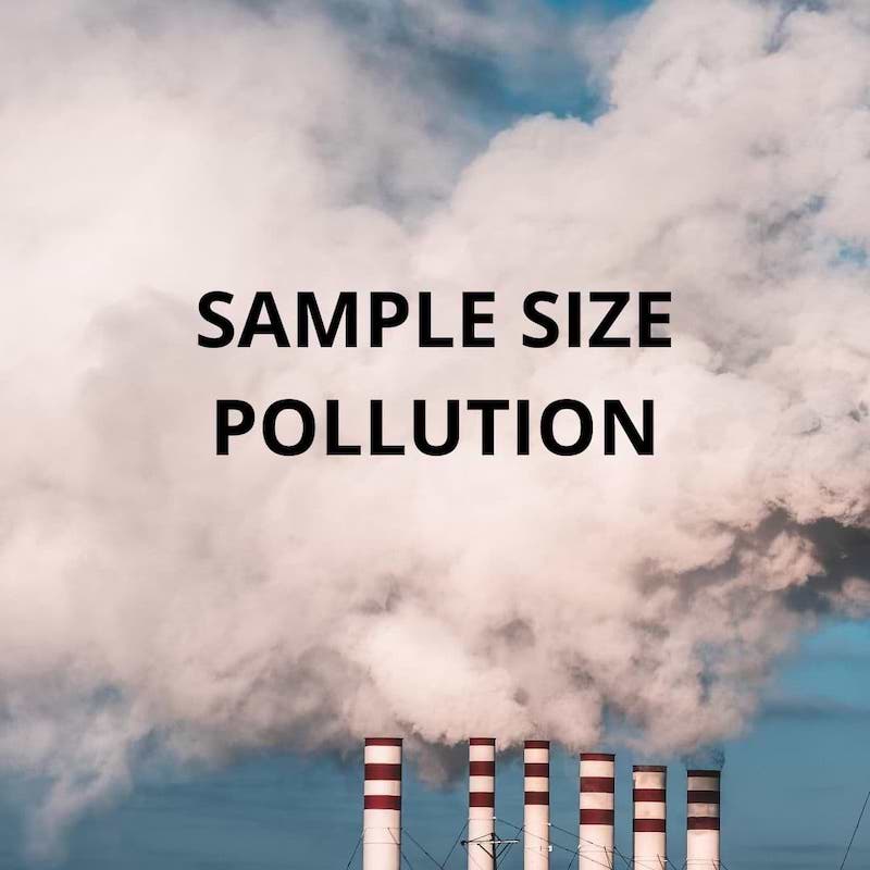 How to Reduce Sample Size Pollution