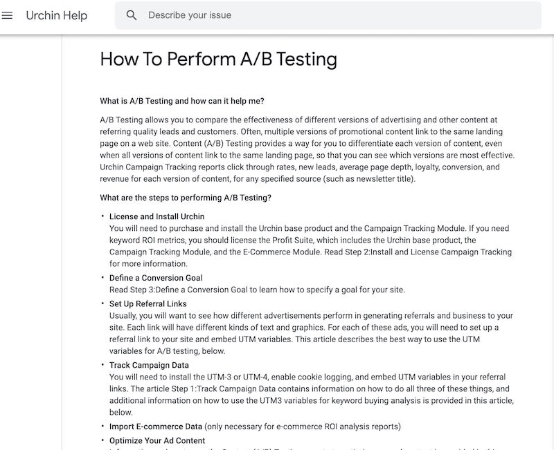 UTM Parameters to use with A/B Testing