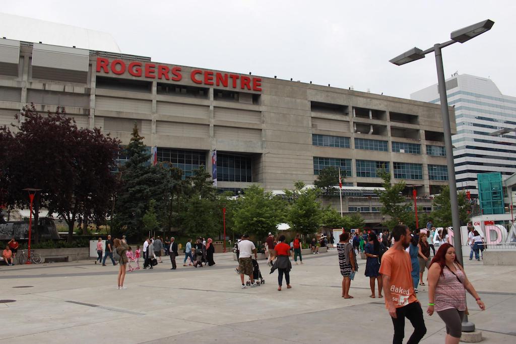 A view of the Rogers Centre.