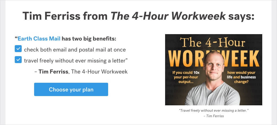 featuring an image and quote of Tim Ferris on the optimized landing page would be a strategic factor
