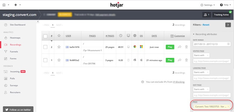 you should remove Hotjar’s Tracking Code from your page if it's there already