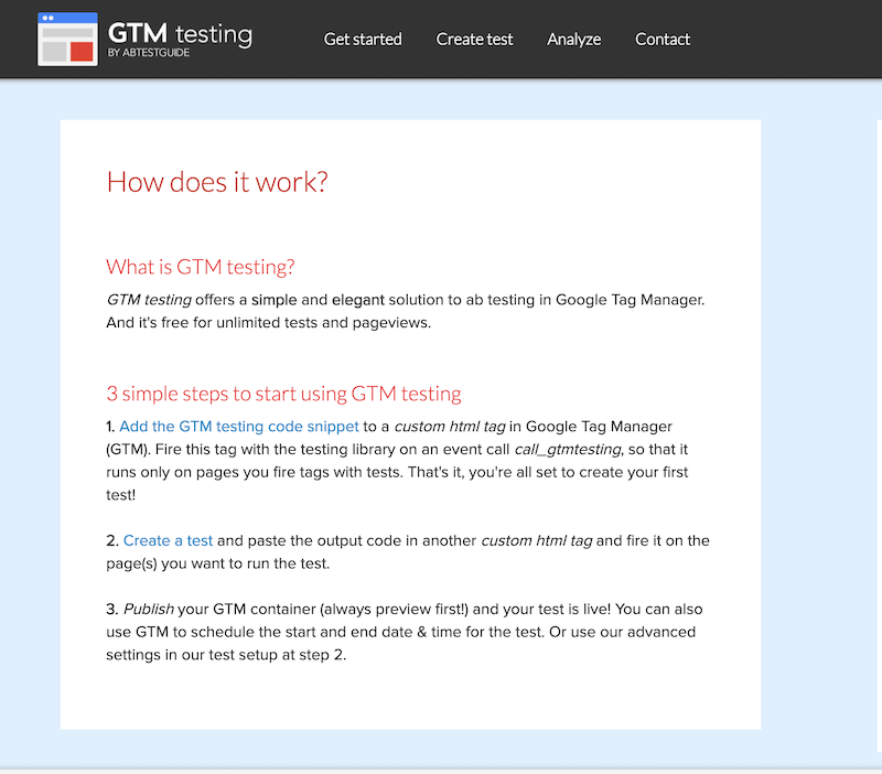 Free A/B Testing Tools. How does GTM Testing Work. 