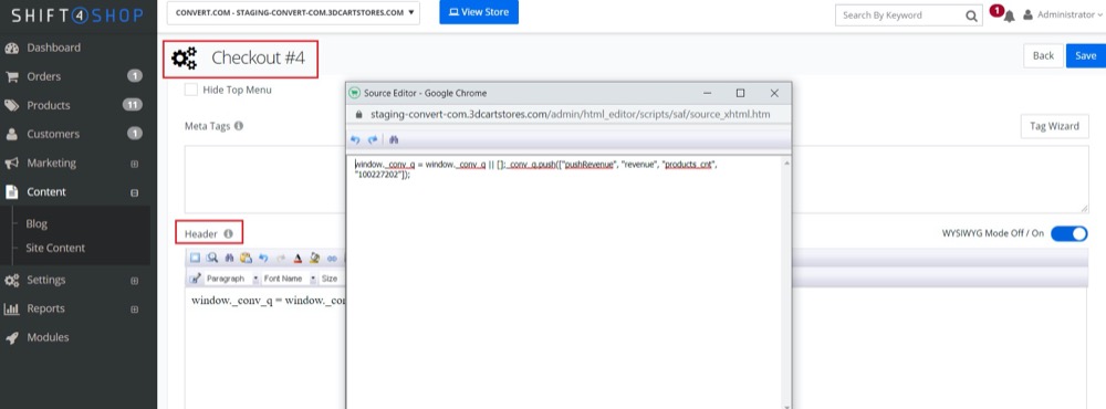 3DCart Integration Screenshot - 4