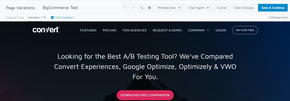 Bigcommerce Integration Integration Screenshot - 1