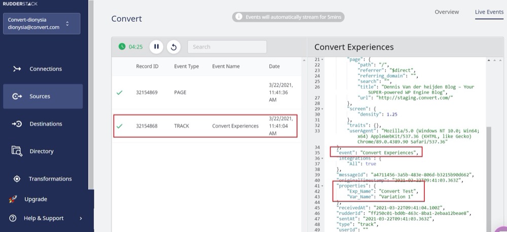 RudderStack - A/B Testing Software