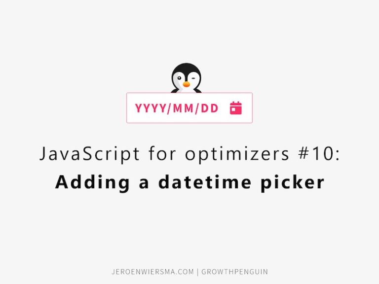 Javascript Datetime Picker