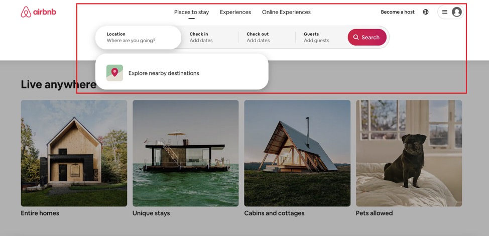 microcopy UX example AirBnb