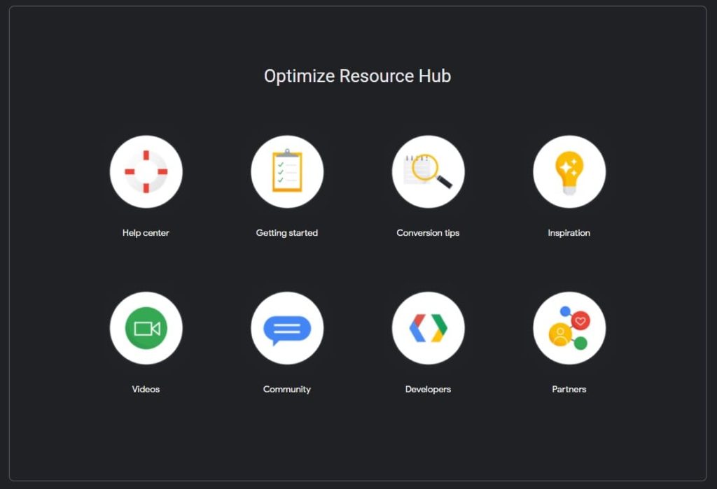 Google Optimize Resource Hub