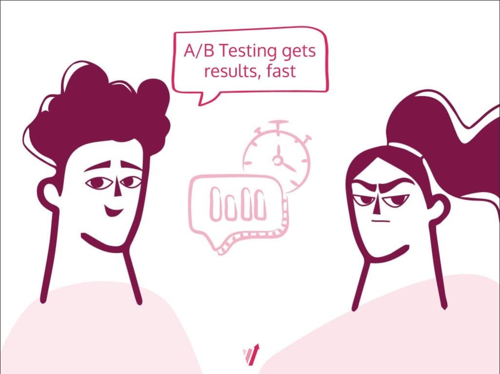 A/B testing gets results fast
