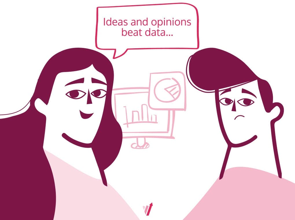 A/B testing marketing myth Ideas and Opinions Beat Data