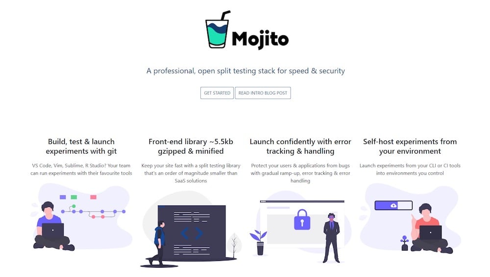Mojito open-source split testing framework