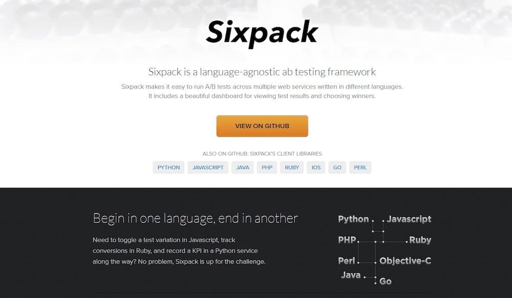 Sixpack A/B Testing Framework