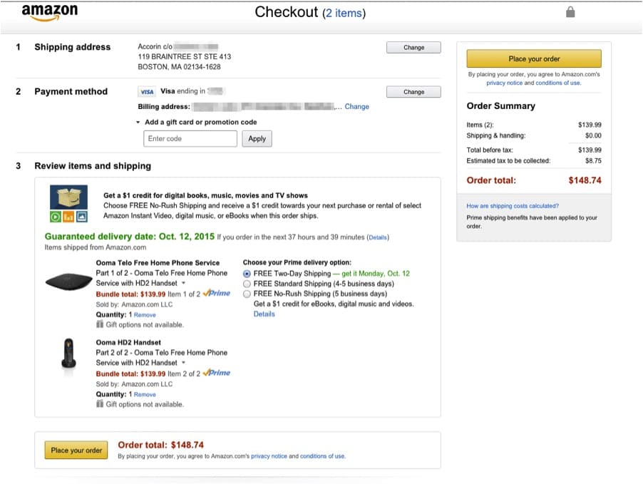optimize product amazon checkout experience