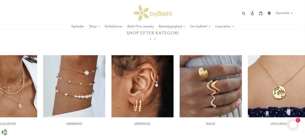 byBiehl Slider Section With the Main Collections