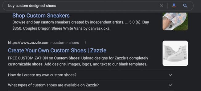 Zazzle FAQPage schema