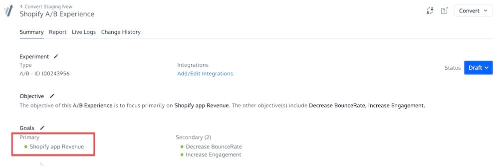 Convert App Shopify Summary