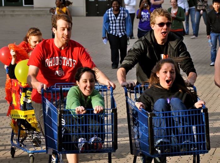 Relay for Life grocery cart races