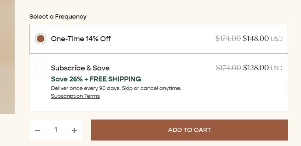 Track subscription checkouts in your Shopify store with Convert Experiences' A/B Testing