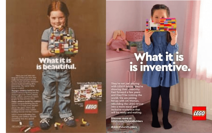 “What it is is beautiful” ad from 1980 and how they recreated it for 2021: