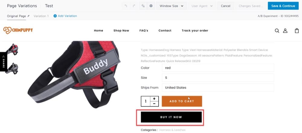 Convert your "Buy It Now" button into a limited-time offer button with Convert's Deploy