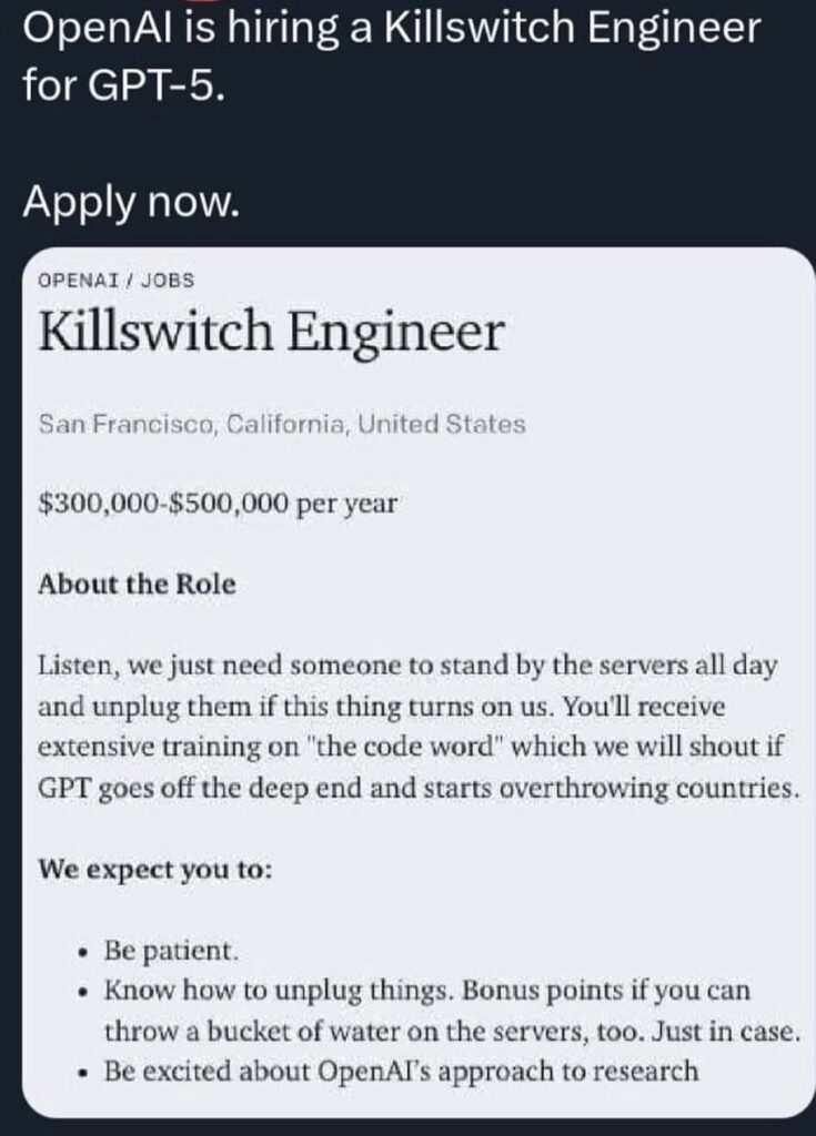 AI killswitch engineer