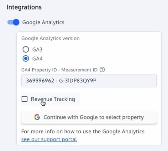 GA4 automated revenue tracking in Convert Experiences