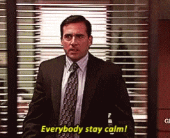 everybody stay calm - the office