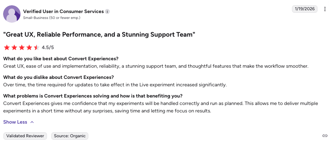 Convert G2 Rating and Top Review