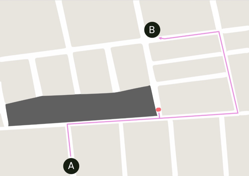 Task, go from A to B. Agent just needs to find its way to B