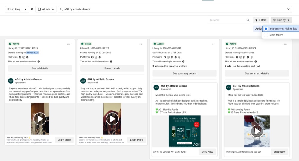 If you’ve ever looked at Meta’s Ad Library and noticed certain creatives running for months