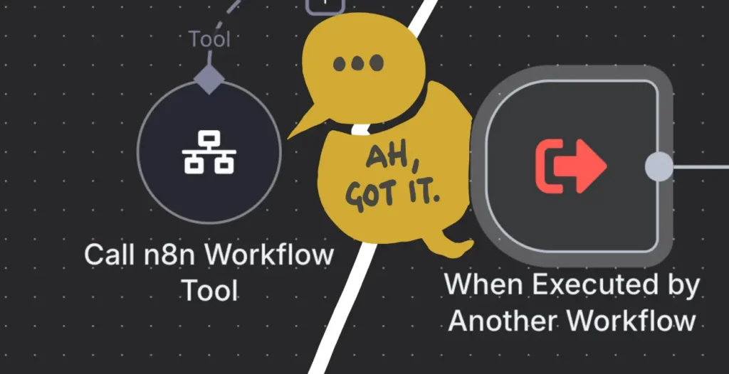 "Call n8n Workflow Tool" passing information to "When Executed by Another Workflow"